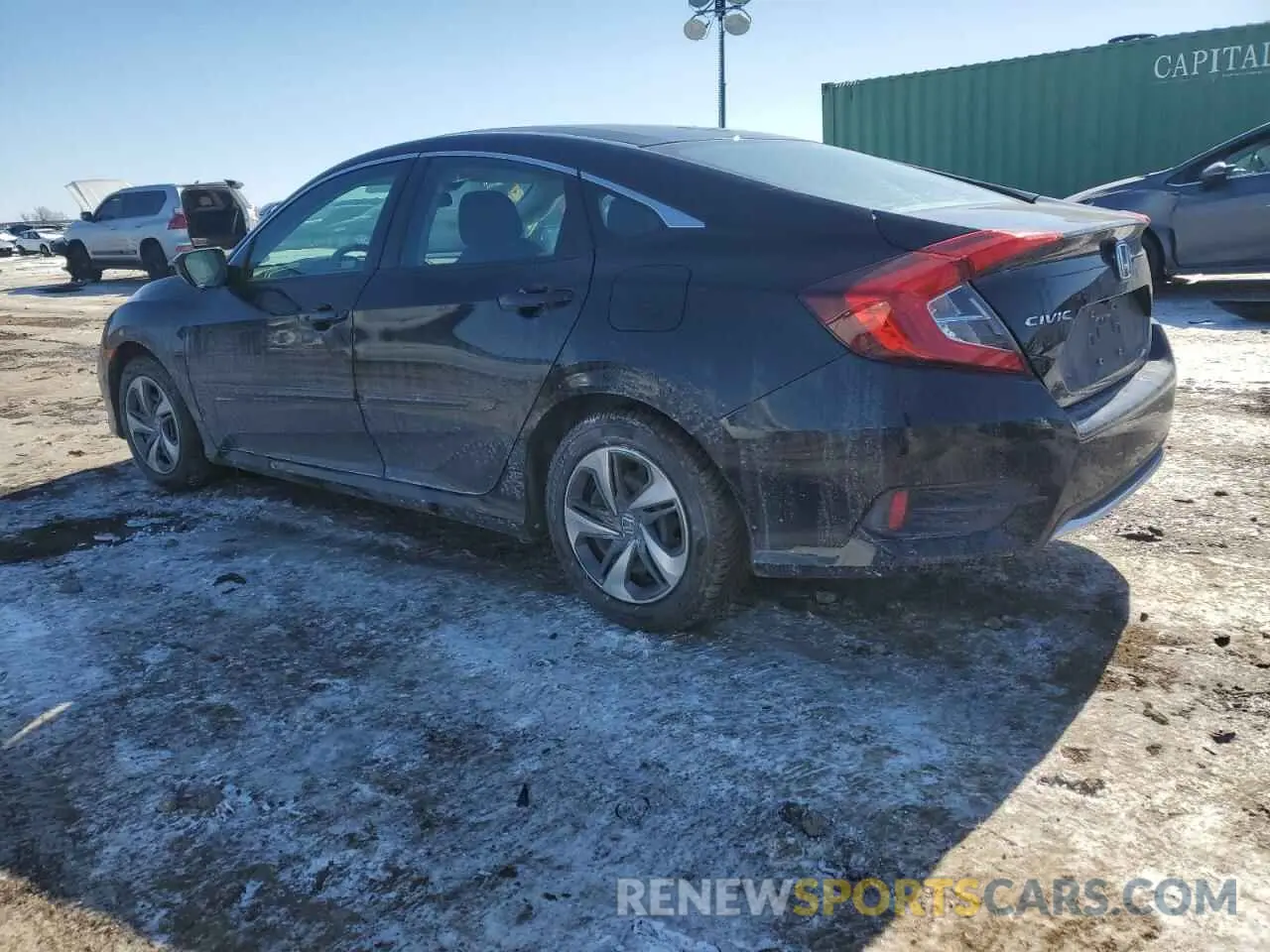 2 fotografías del automóvil dañado 2HGFC2F68LH599854 HONDA CIVIC 2020