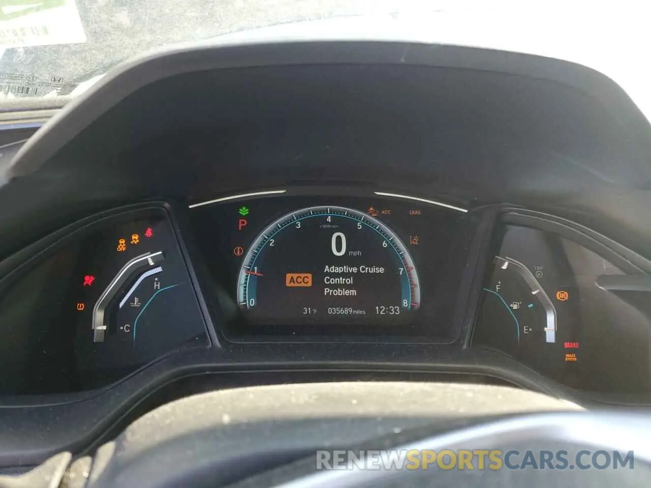 9 fotografías del automóvil dañado 2HGFC2F68LH599854 HONDA CIVIC 2020