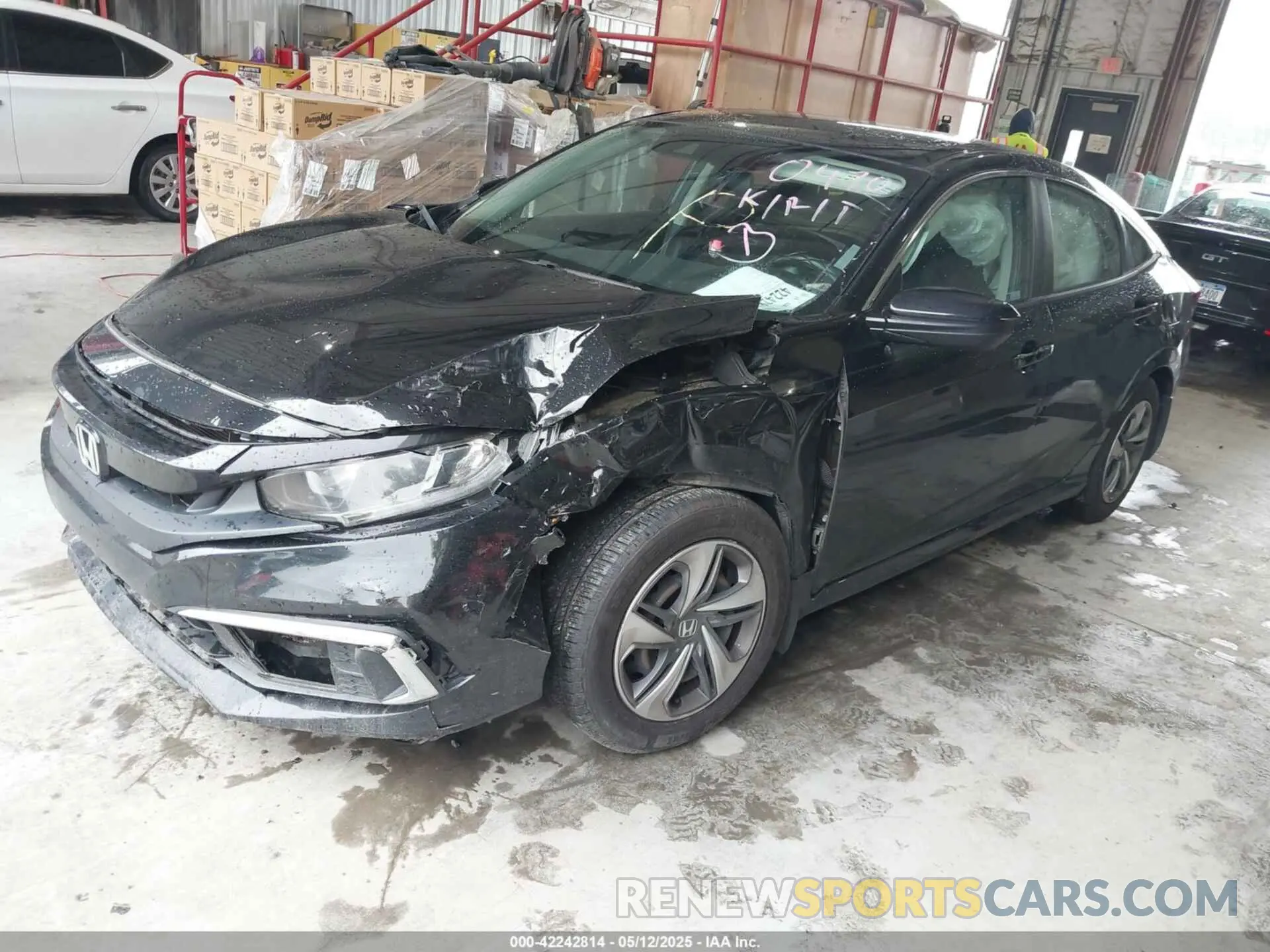 2 fotografías del automóvil dañado 2HGFC2F68LH600470 HONDA CIVIC 2020