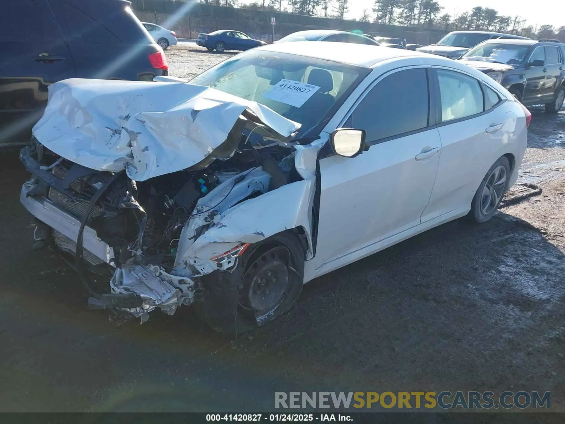 2 fotografías del automóvil dañado 2HGFC2F69LH523723 HONDA CIVIC 2020