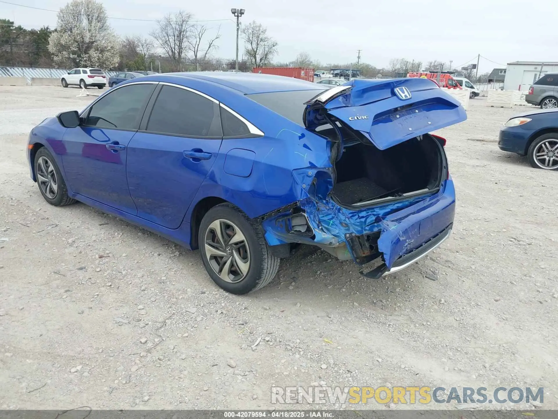 3 fotografías del automóvil dañado 2HGFC2F69LH550744 HONDA CIVIC 2020