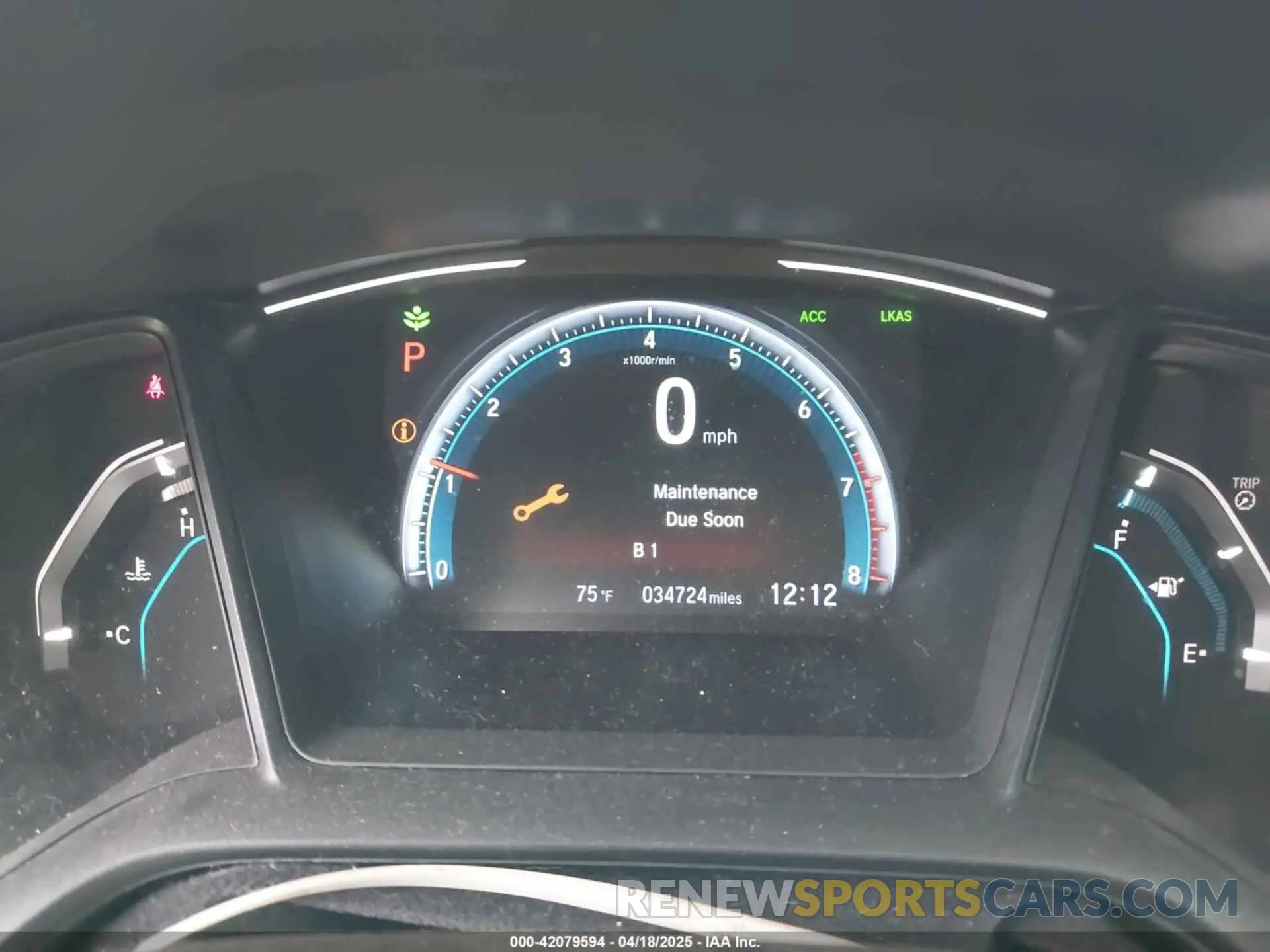 7 fotografías del automóvil dañado 2HGFC2F69LH550744 HONDA CIVIC 2020