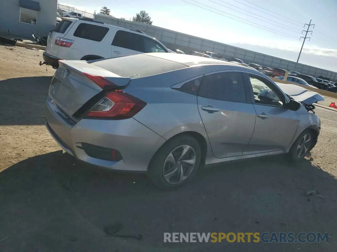3 fotografías del automóvil dañado 2HGFC2F69LH553241 HONDA CIVIC 2020