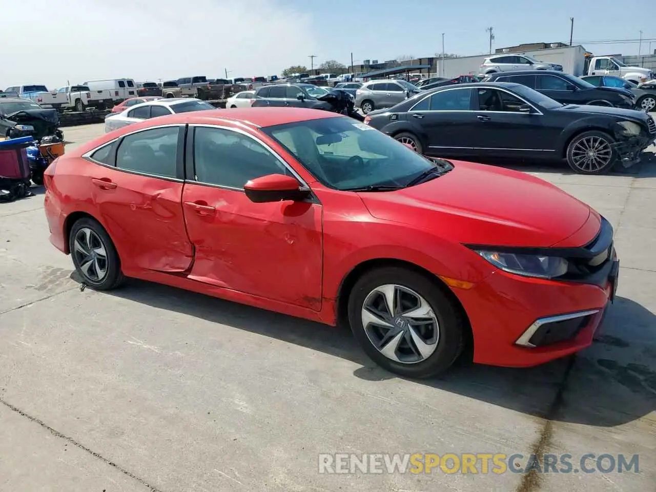 4 fotografías del automóvil dañado 2HGFC2F69LH566510 HONDA CIVIC 2020