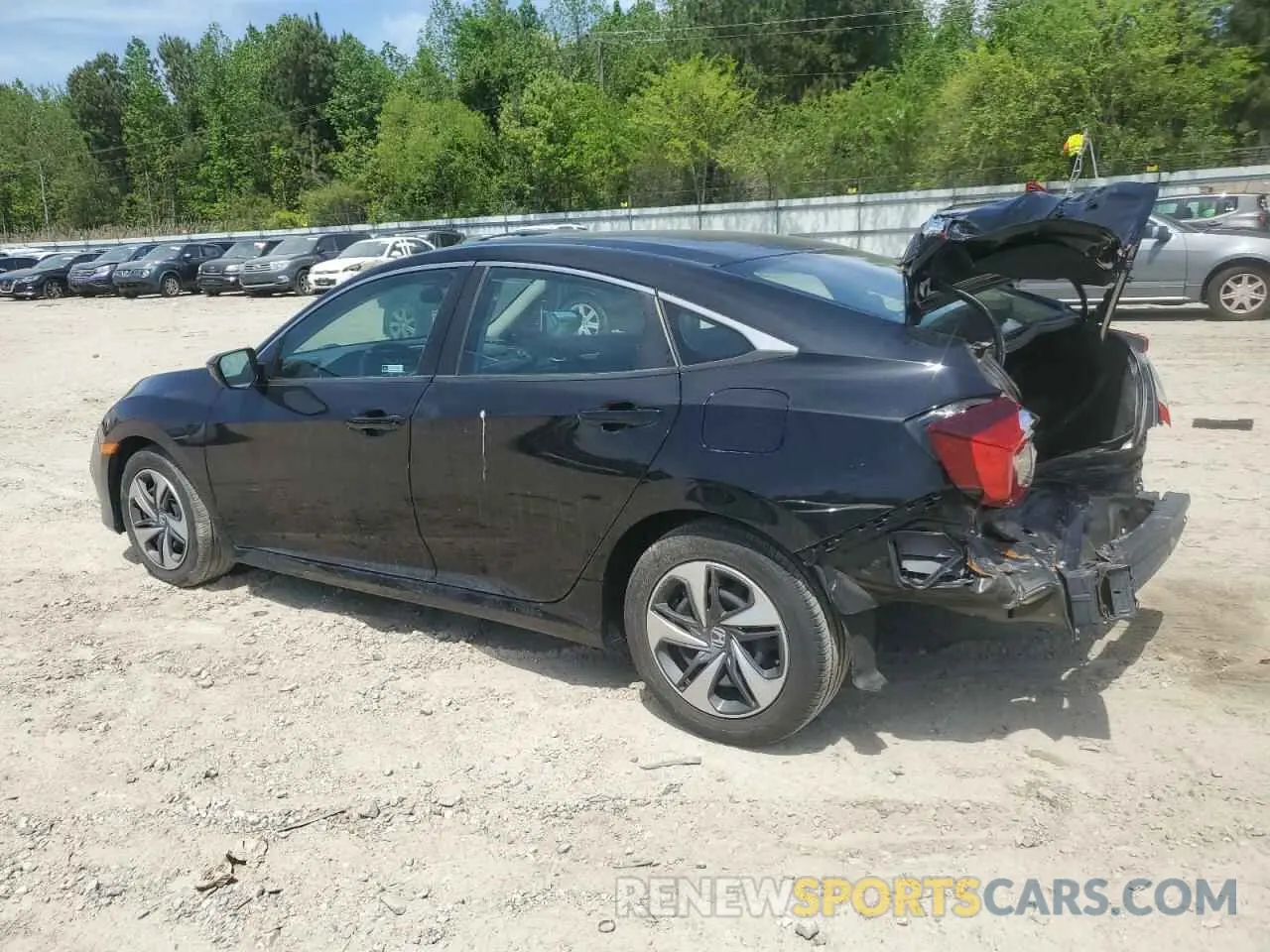 2 fotografías del automóvil dañado 2HGFC2F69LH598230 HONDA CIVIC 2020