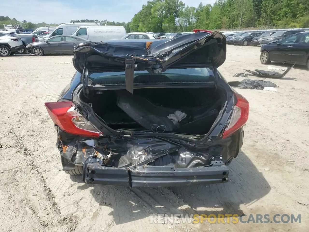 6 fotografías del automóvil dañado 2HGFC2F69LH598230 HONDA CIVIC 2020
