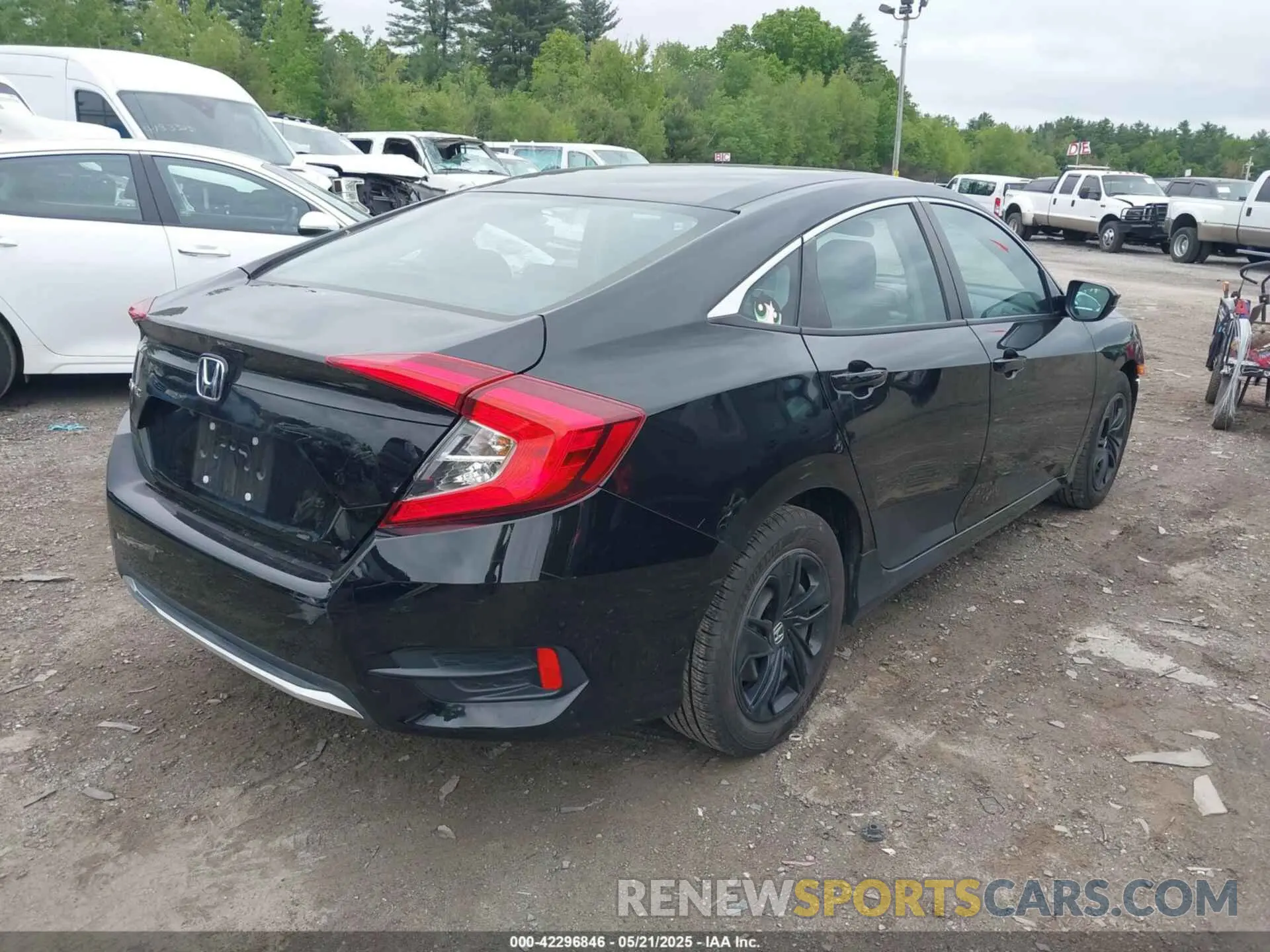 4 fotografías del automóvil dañado 2HGFC2F69LH601577 HONDA CIVIC 2020