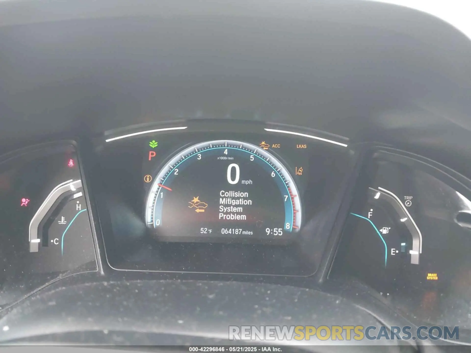 7 fotografías del automóvil dañado 2HGFC2F69LH601577 HONDA CIVIC 2020