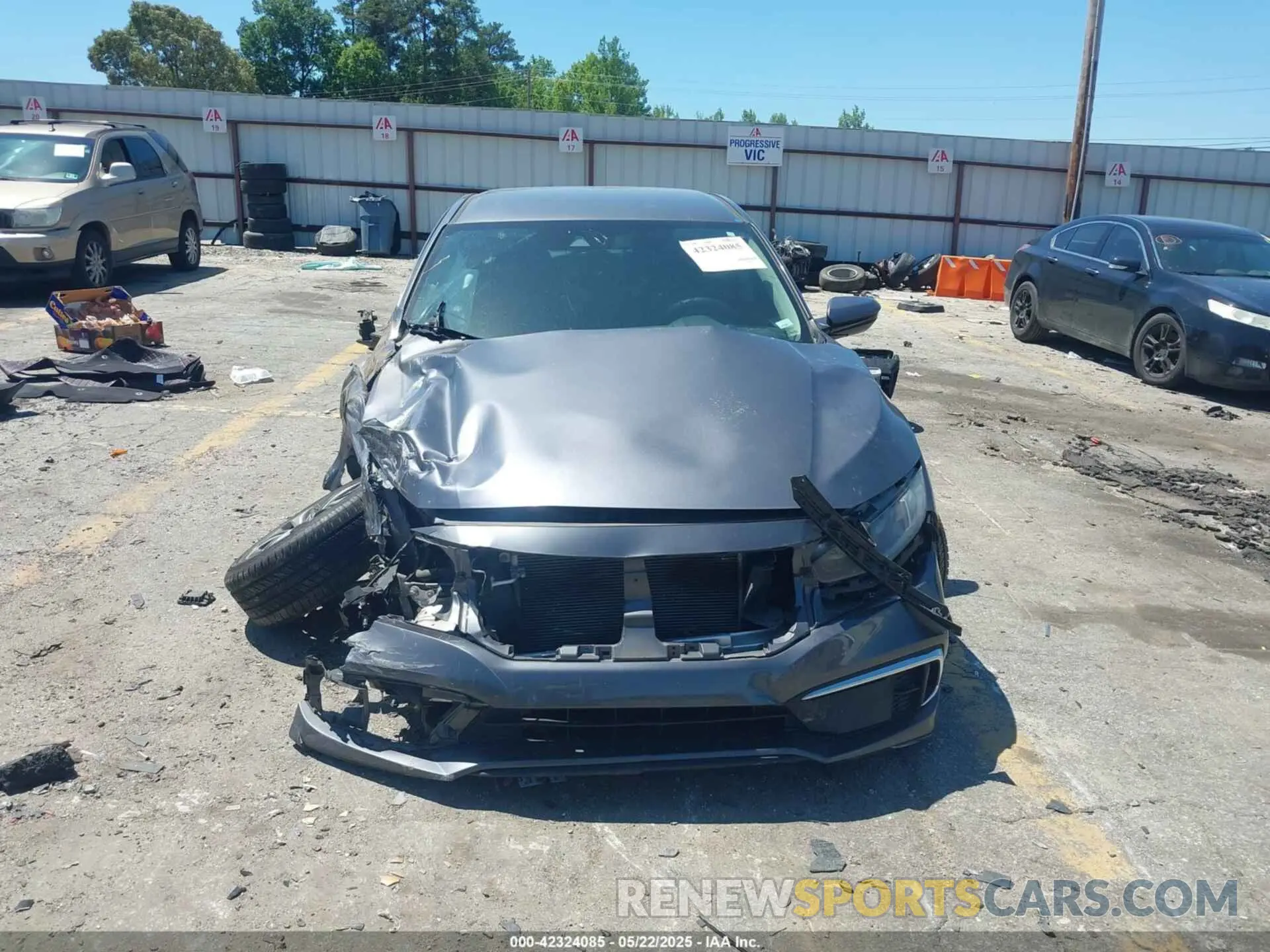 12 fotografías del automóvil dañado 2HGFC2F6XLH505926 HONDA CIVIC 2020