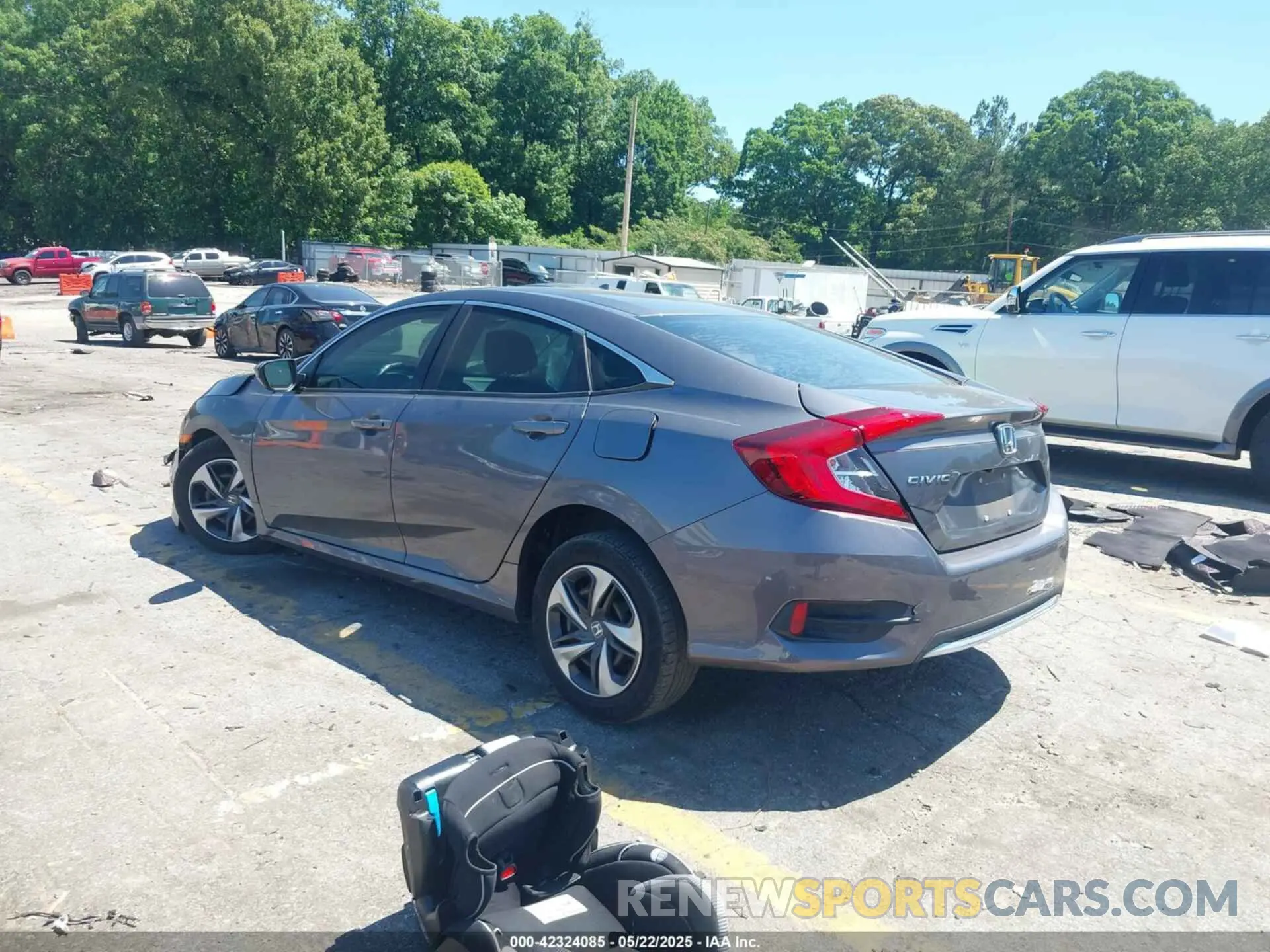 3 fotografías del automóvil dañado 2HGFC2F6XLH505926 HONDA CIVIC 2020