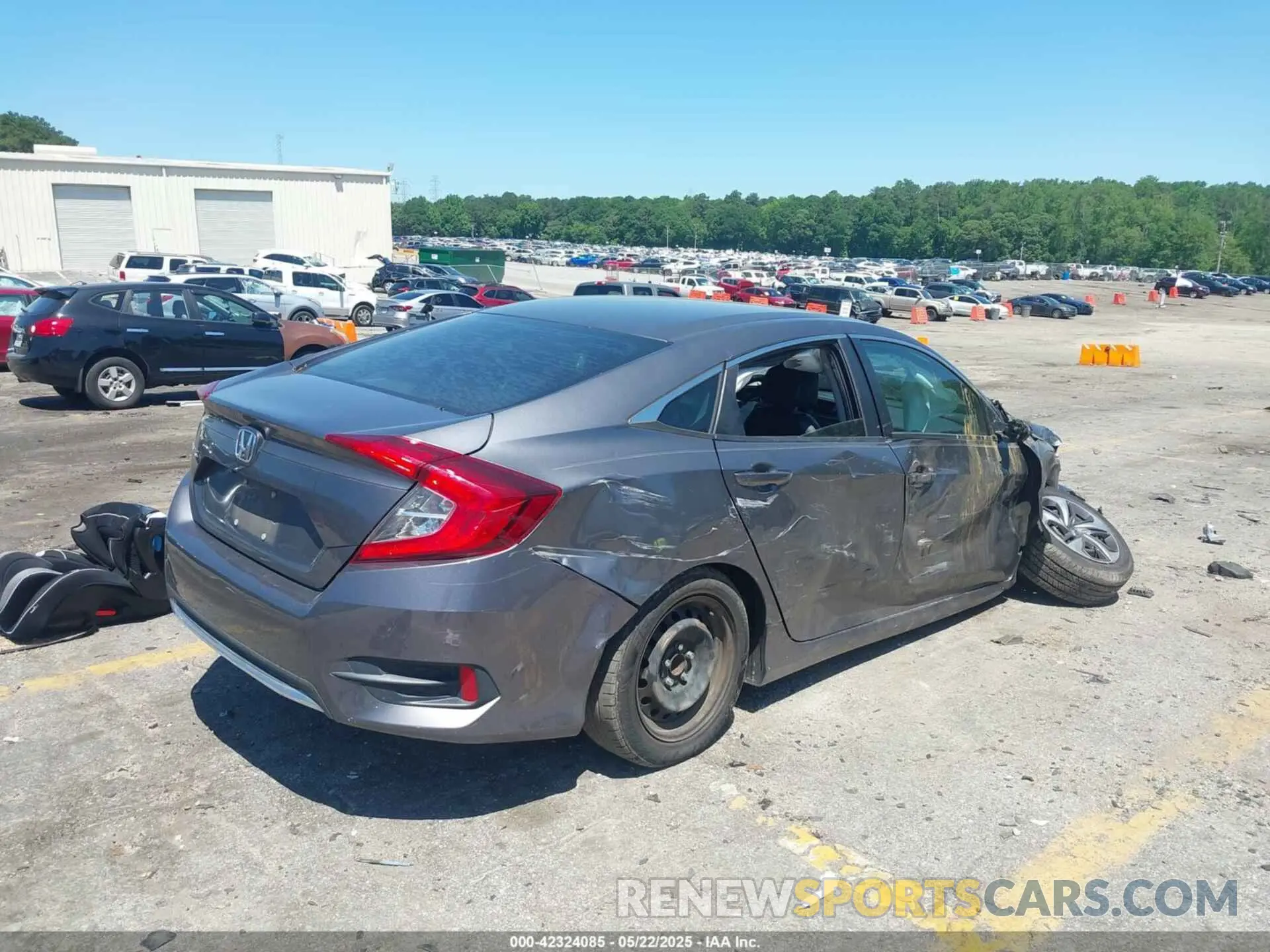 4 fotografías del automóvil dañado 2HGFC2F6XLH505926 HONDA CIVIC 2020