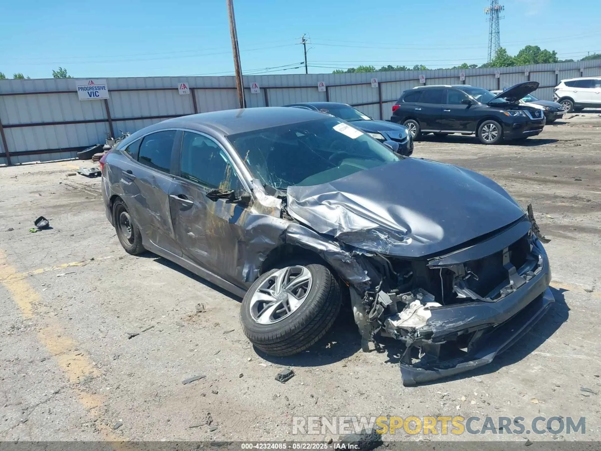 6 fotografías del automóvil dañado 2HGFC2F6XLH505926 HONDA CIVIC 2020