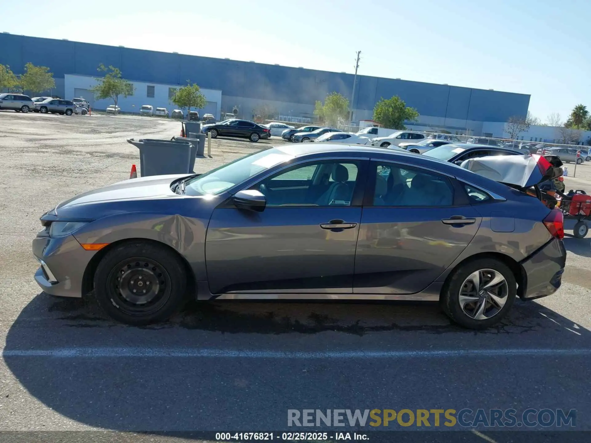 14 fotografías del automóvil dañado 2HGFC2F6XLH517445 HONDA CIVIC 2020
