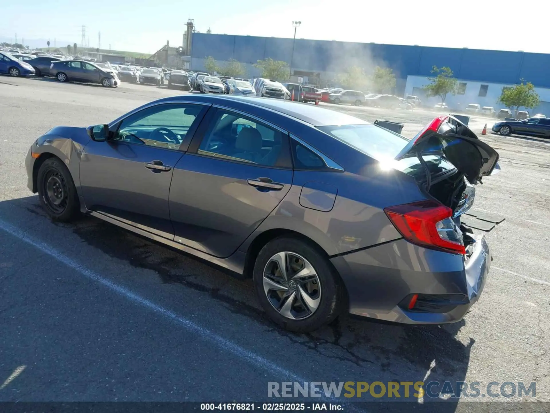 3 fotografías del automóvil dañado 2HGFC2F6XLH517445 HONDA CIVIC 2020