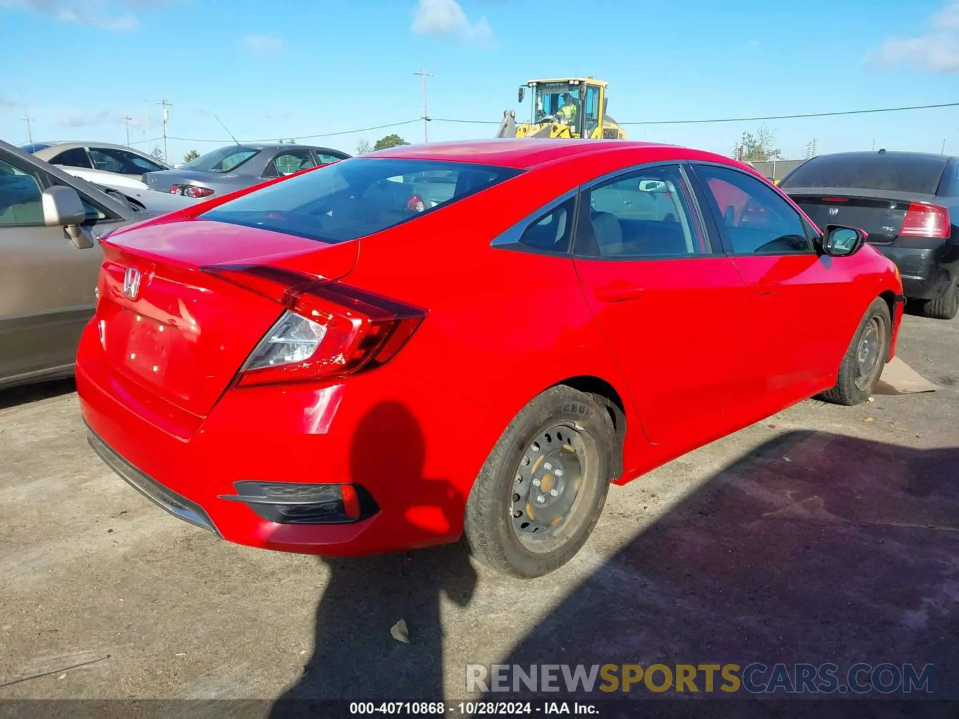 4 fotografías del automóvil dañado 2HGFC2F6XLH520880 HONDA CIVIC 2020