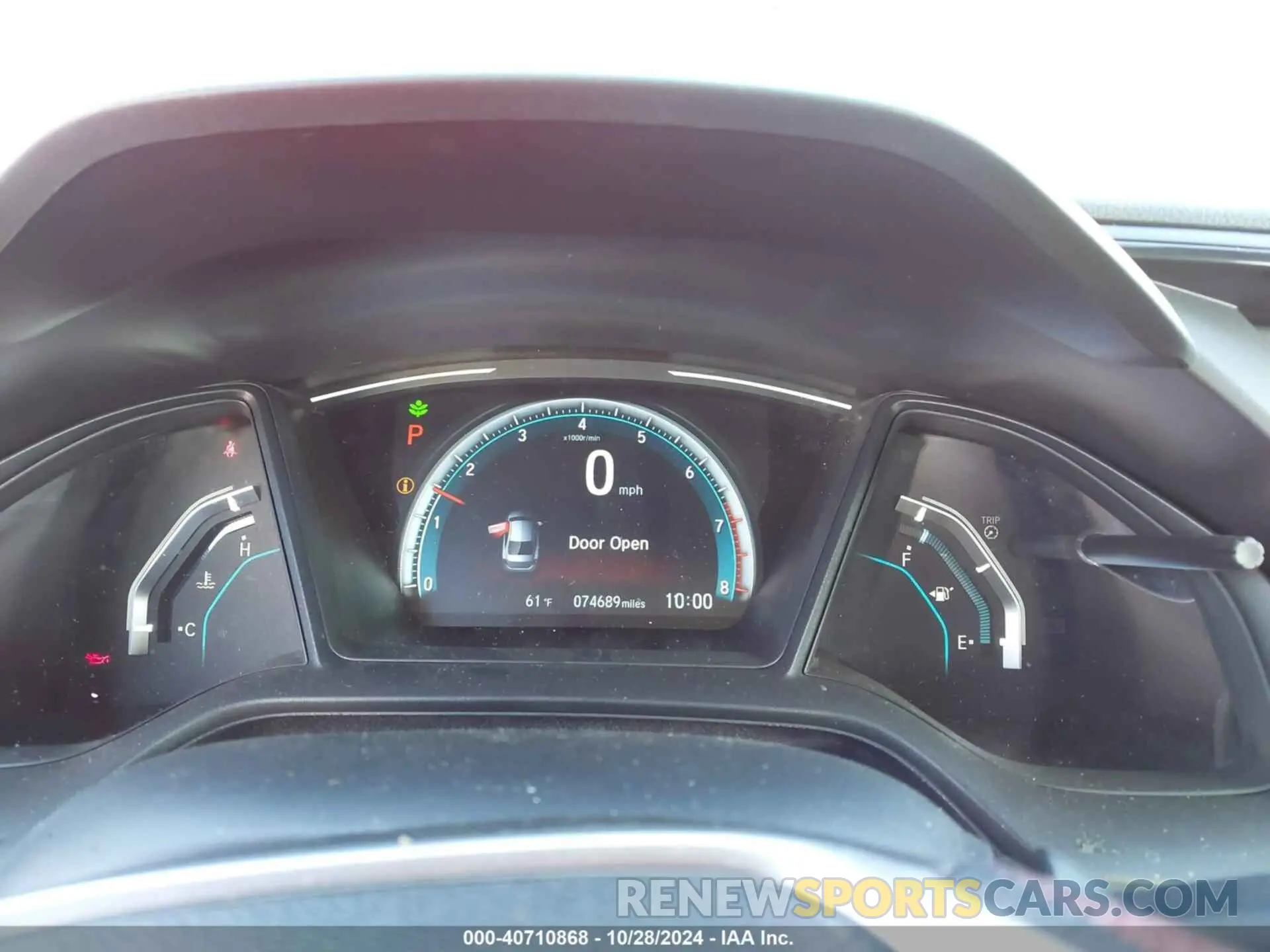 7 fotografías del automóvil dañado 2HGFC2F6XLH520880 HONDA CIVIC 2020