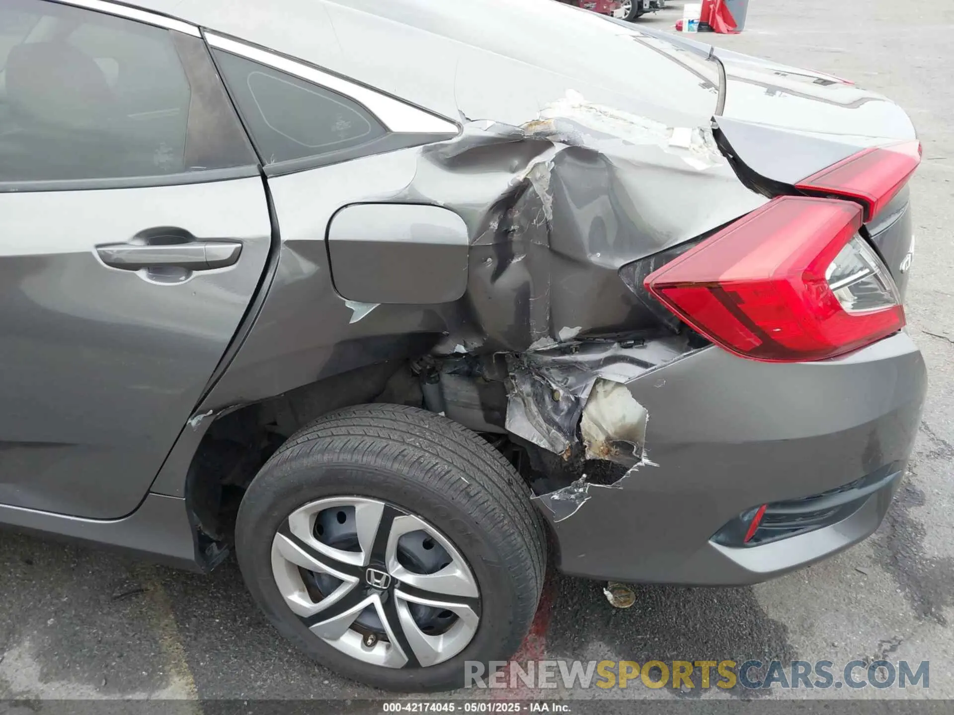 6 fotografías del automóvil dañado 2HGFC2F6XLH542068 HONDA CIVIC 2020