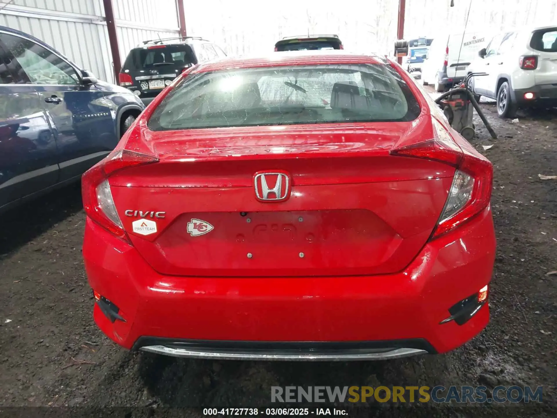 16 fotografías del automóvil dañado 2HGFC2F6XLH560215 HONDA CIVIC 2020