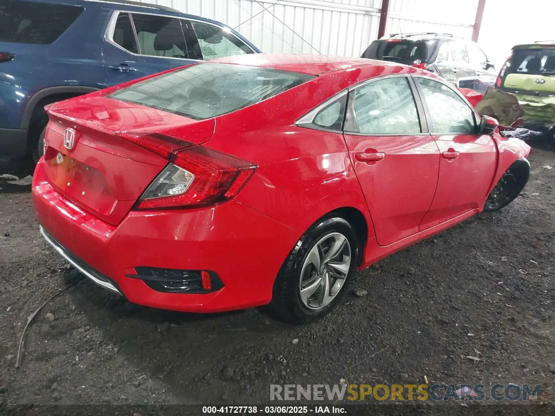 4 fotografías del automóvil dañado 2HGFC2F6XLH560215 HONDA CIVIC 2020
