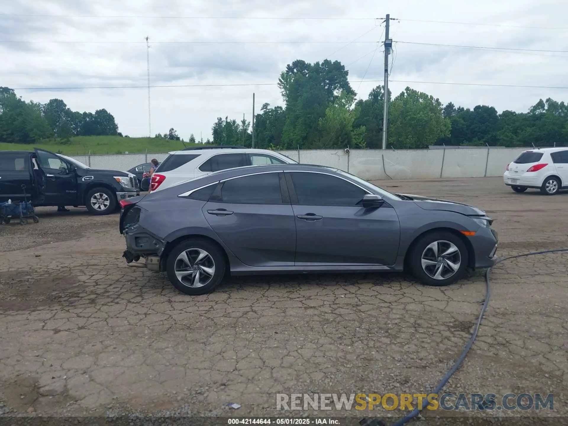 14 fotografías del automóvil dañado 2HGFC2F6XLH574597 HONDA CIVIC 2020