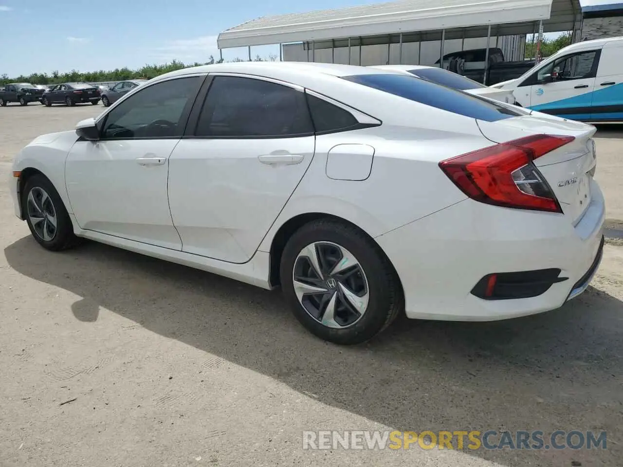 2 fotografías del automóvil dañado 2HGFC2F6XLH575541 HONDA CIVIC 2020