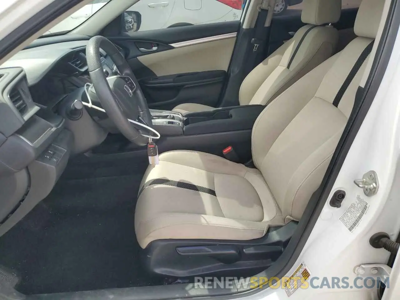 7 fotografías del automóvil dañado 2HGFC2F6XLH575541 HONDA CIVIC 2020