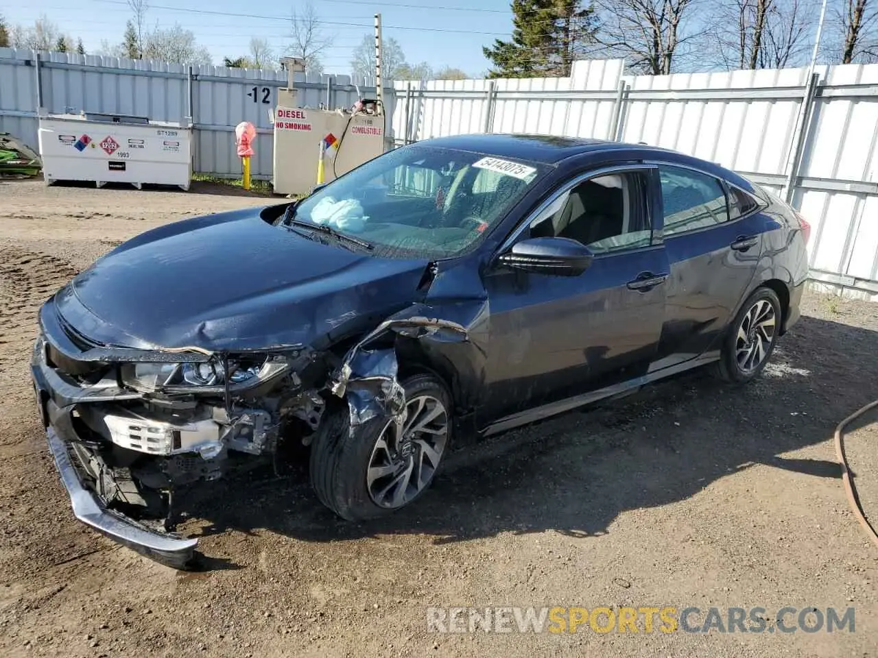 1 fotografías del automóvil dañado 2HGFC2F72LH016266 HONDA CIVIC 2020