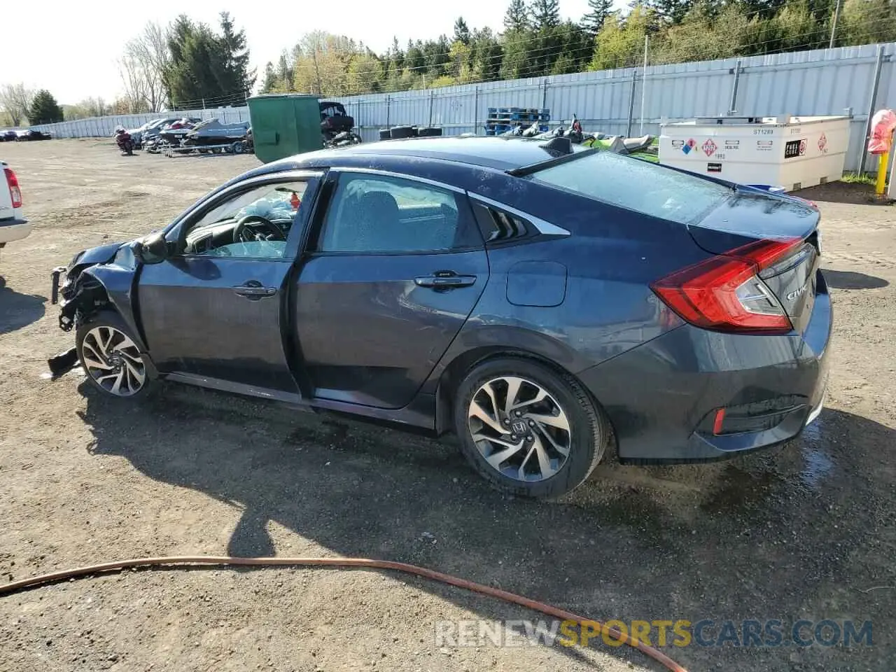 2 fotografías del automóvil dañado 2HGFC2F72LH016266 HONDA CIVIC 2020