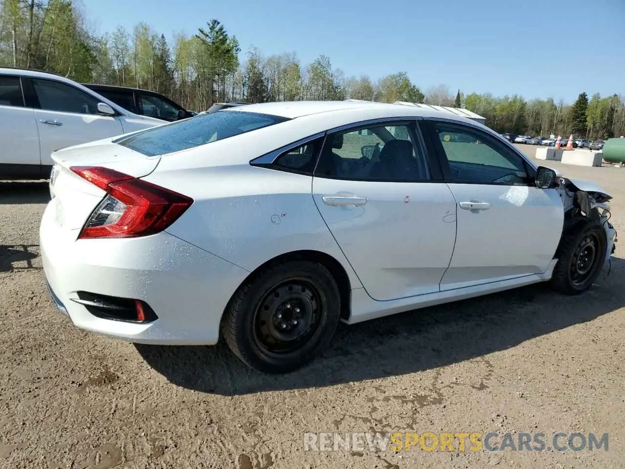 3 fotografías del automóvil dañado 2HGFC2F7XLH029881 HONDA CIVIC 2020