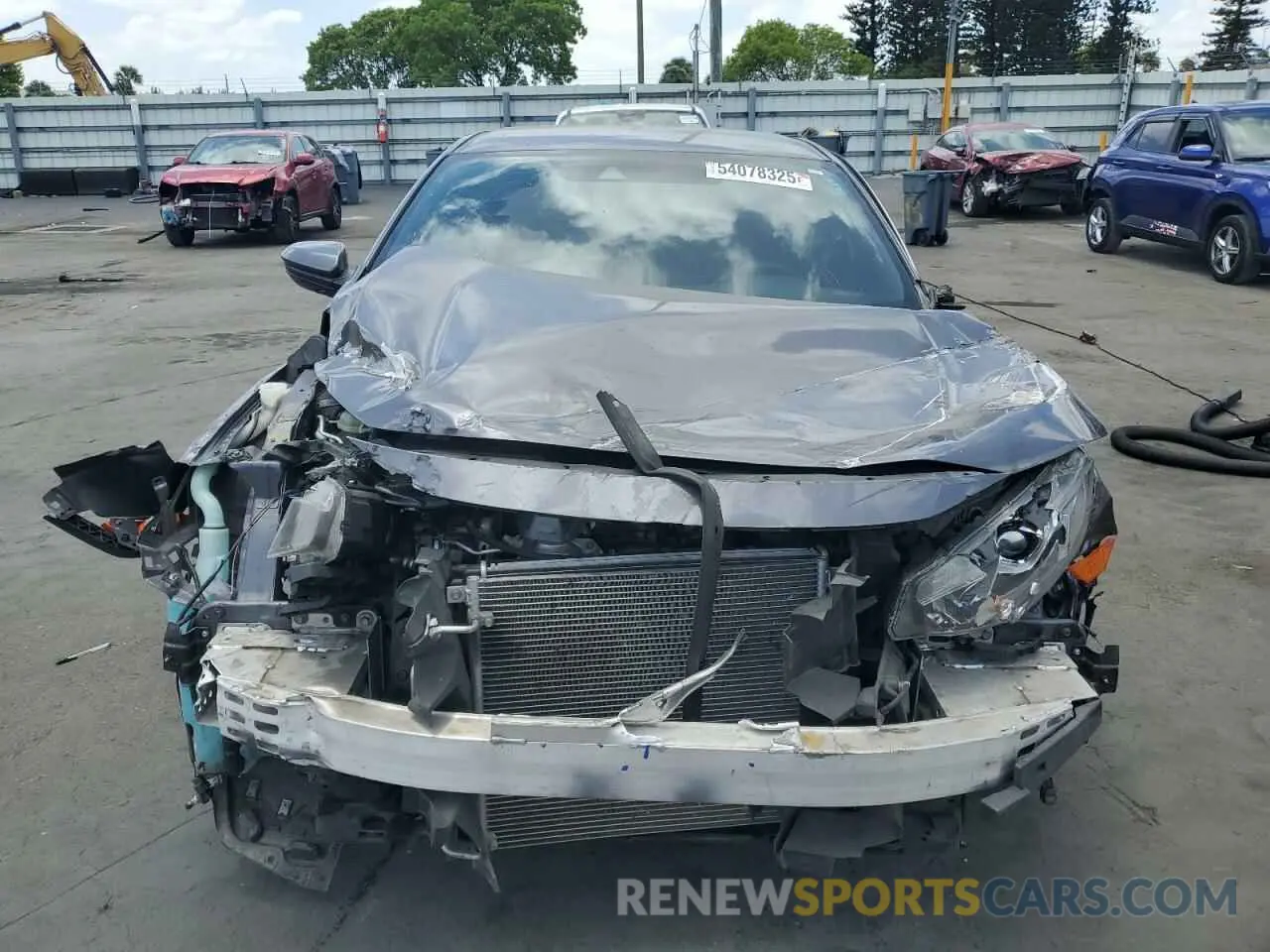 5 fotografías del automóvil dañado 2HGFC2F80LH547751 HONDA CIVIC 2020