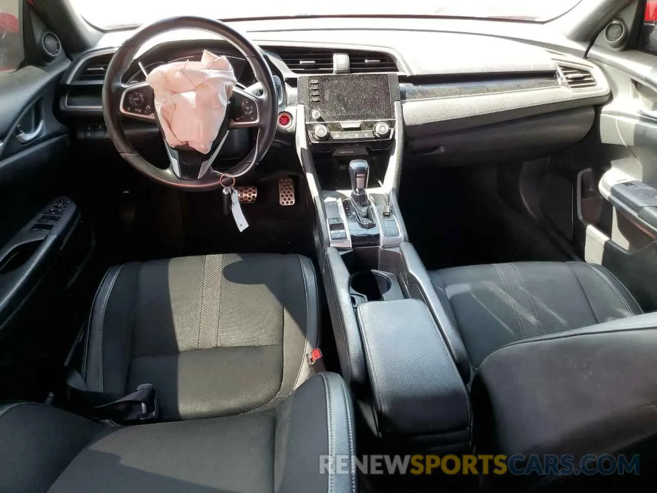 8 fotografías del automóvil dañado 2HGFC2F80LH564274 HONDA CIVIC 2020
