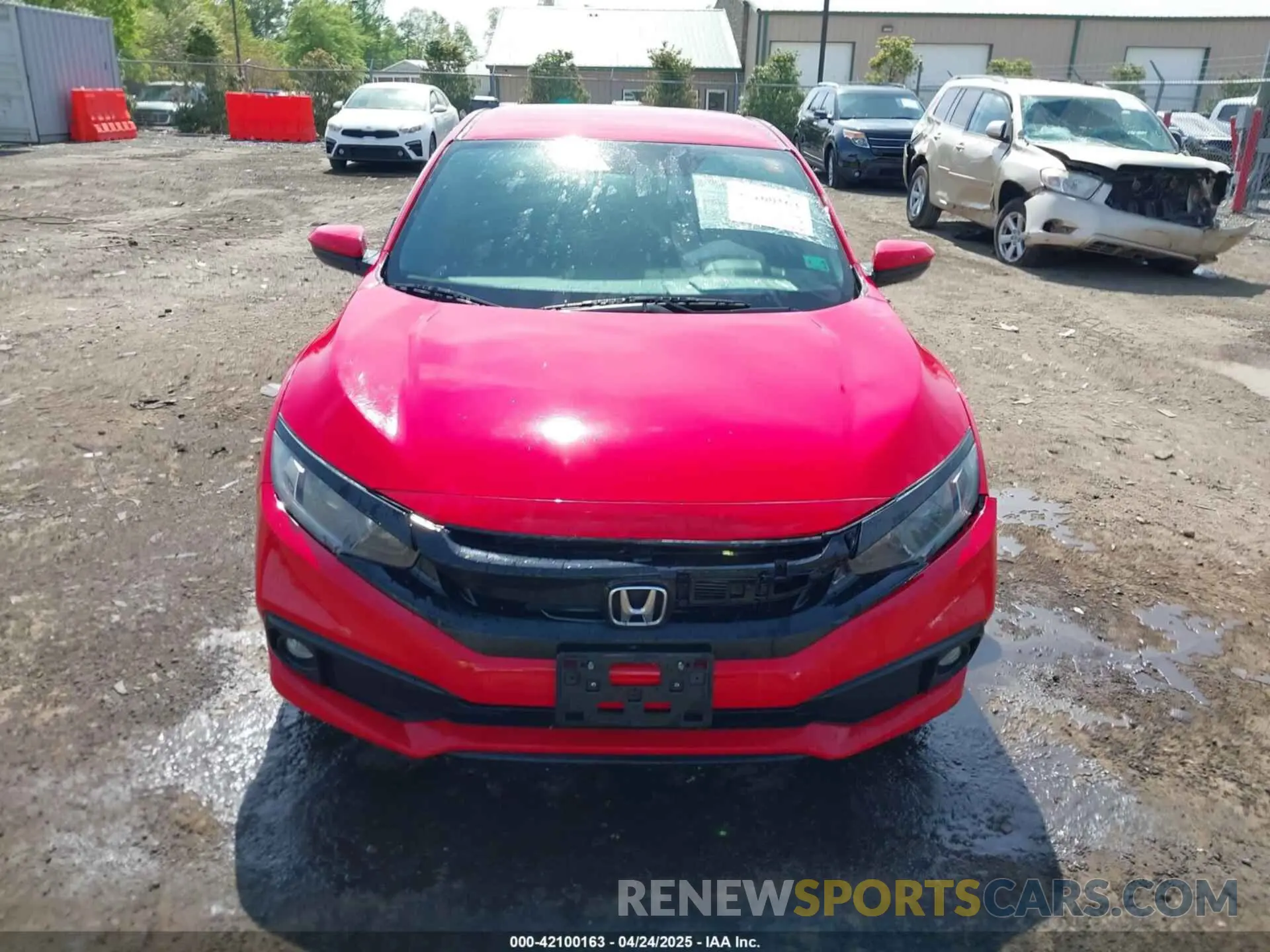 12 fotografías del automóvil dañado 2HGFC2F80LH574643 HONDA CIVIC 2020