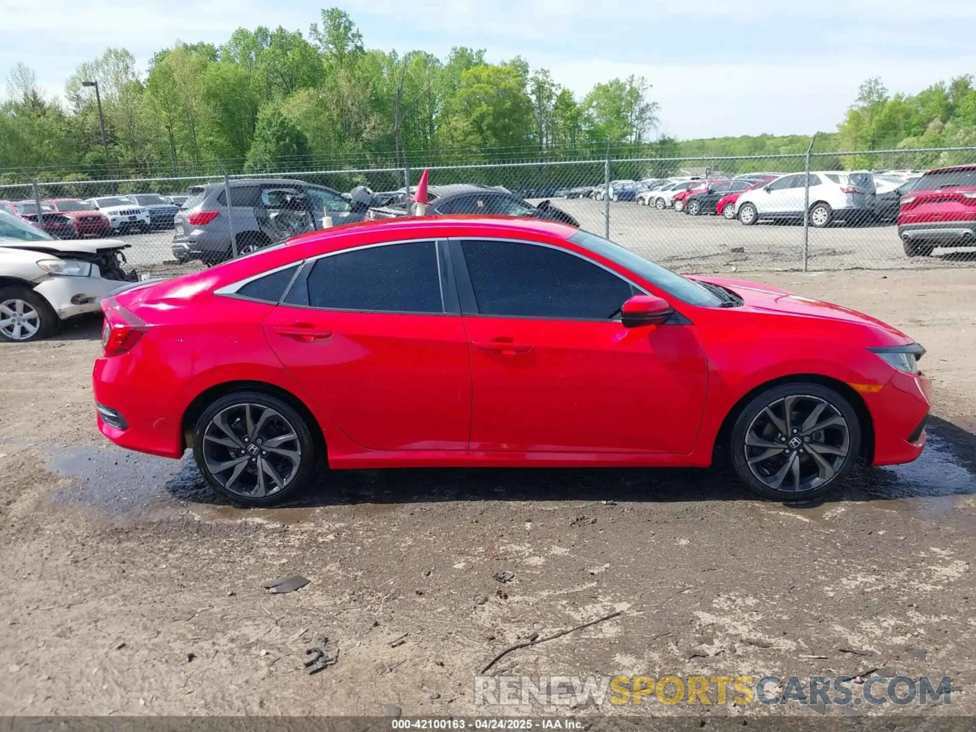 13 fotografías del automóvil dañado 2HGFC2F80LH574643 HONDA CIVIC 2020