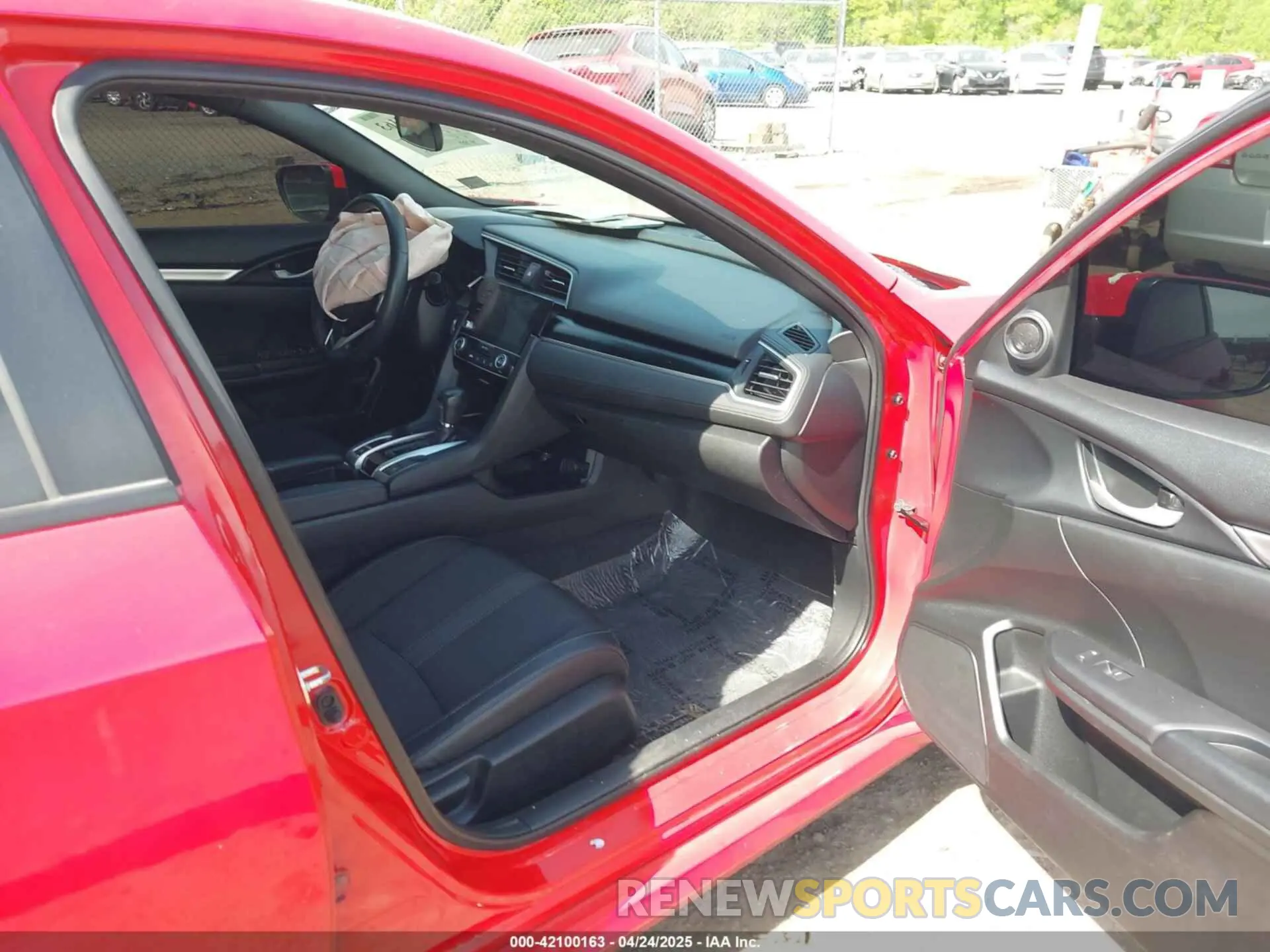 5 fotografías del automóvil dañado 2HGFC2F80LH574643 HONDA CIVIC 2020