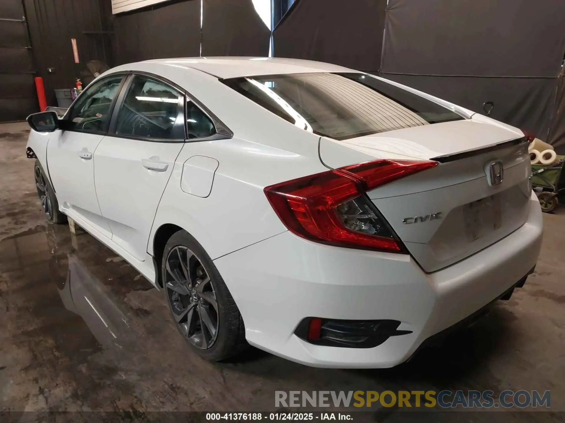 3 fotografías del automóvil dañado 2HGFC2F81LH522325 HONDA CIVIC 2020