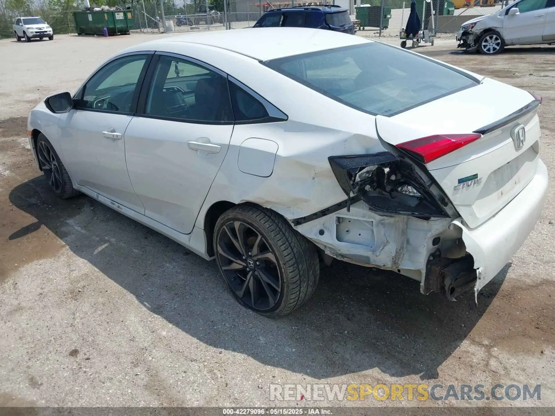 3 fotografías del automóvil dañado 2HGFC2F81LH532160 HONDA CIVIC 2020
