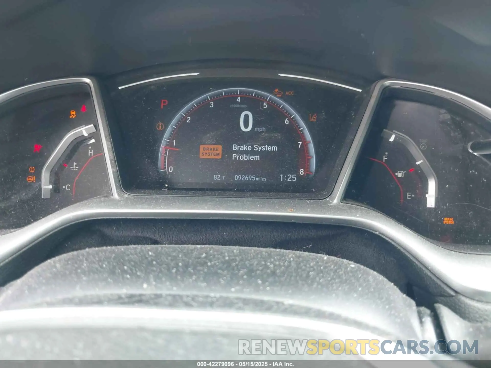 7 fotografías del automóvil dañado 2HGFC2F81LH532160 HONDA CIVIC 2020