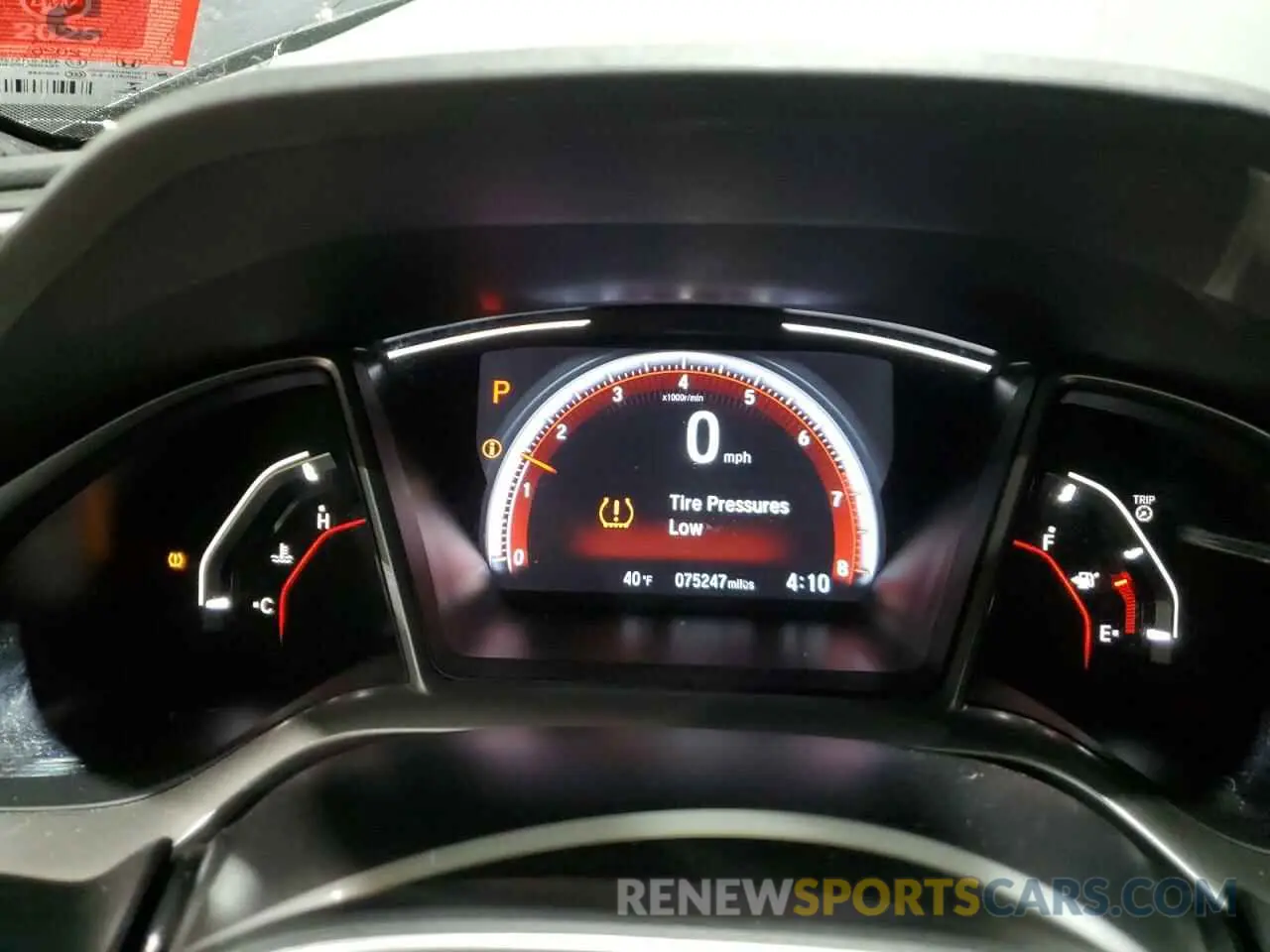9 fotografías del automóvil dañado 2HGFC2F81LH583836 HONDA CIVIC 2020