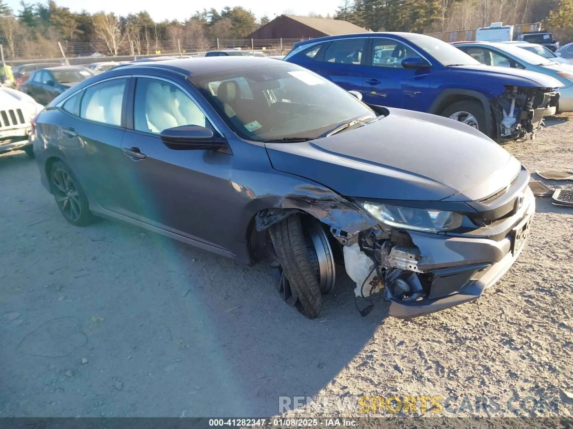 1 fotografías del automóvil dañado 2HGFC2F82LH516663 HONDA CIVIC 2020