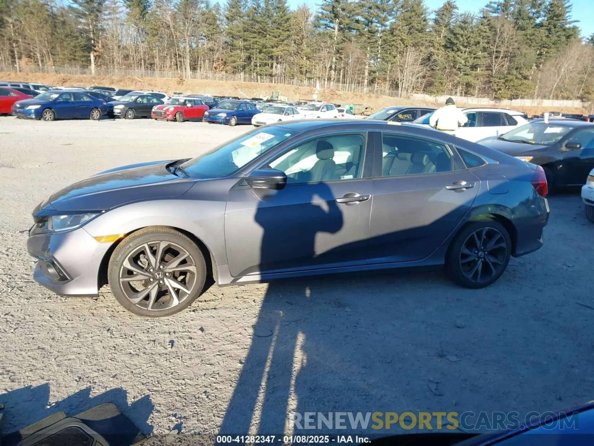 14 fotografías del automóvil dañado 2HGFC2F82LH516663 HONDA CIVIC 2020