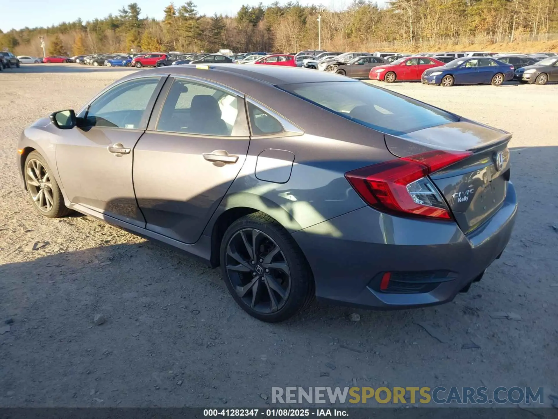 3 fotografías del automóvil dañado 2HGFC2F82LH516663 HONDA CIVIC 2020