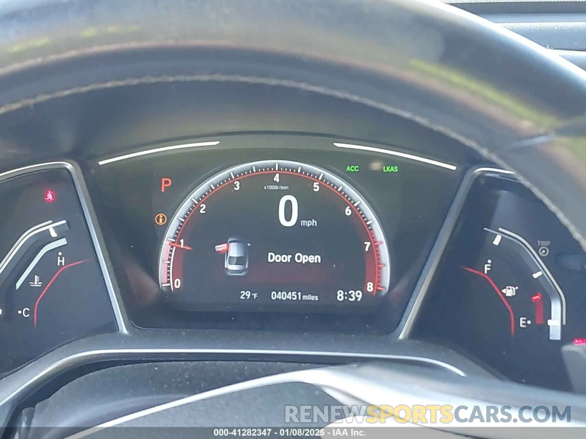 7 fotografías del automóvil dañado 2HGFC2F82LH516663 HONDA CIVIC 2020