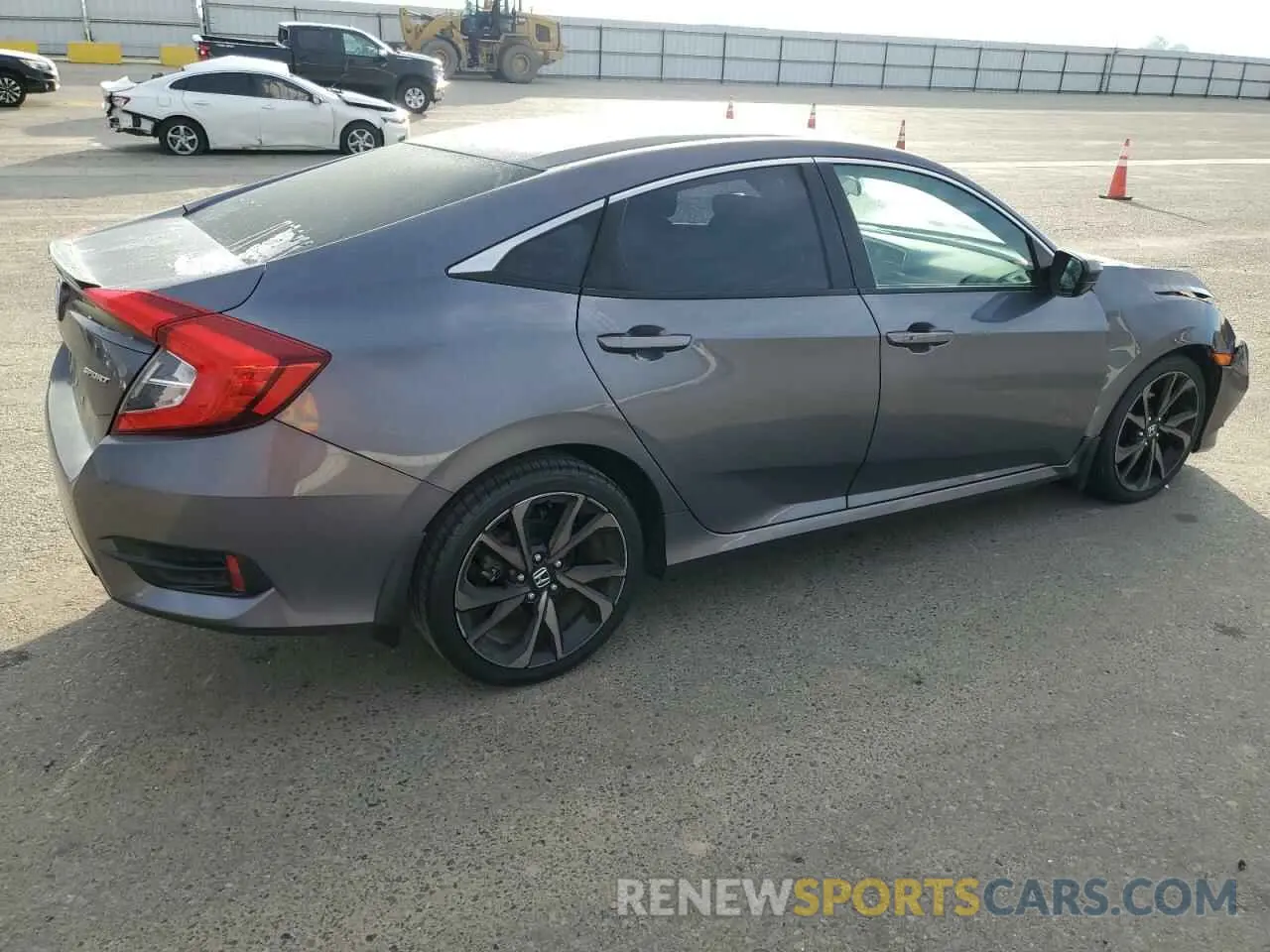 3 fotografías del automóvil dañado 2HGFC2F82LH553390 HONDA CIVIC 2020