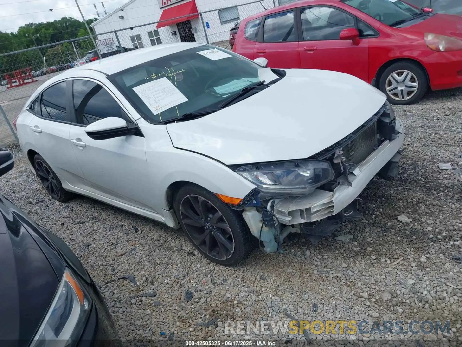 1 fotografías del automóvil dañado 2HGFC2F82LH581027 HONDA CIVIC 2020
