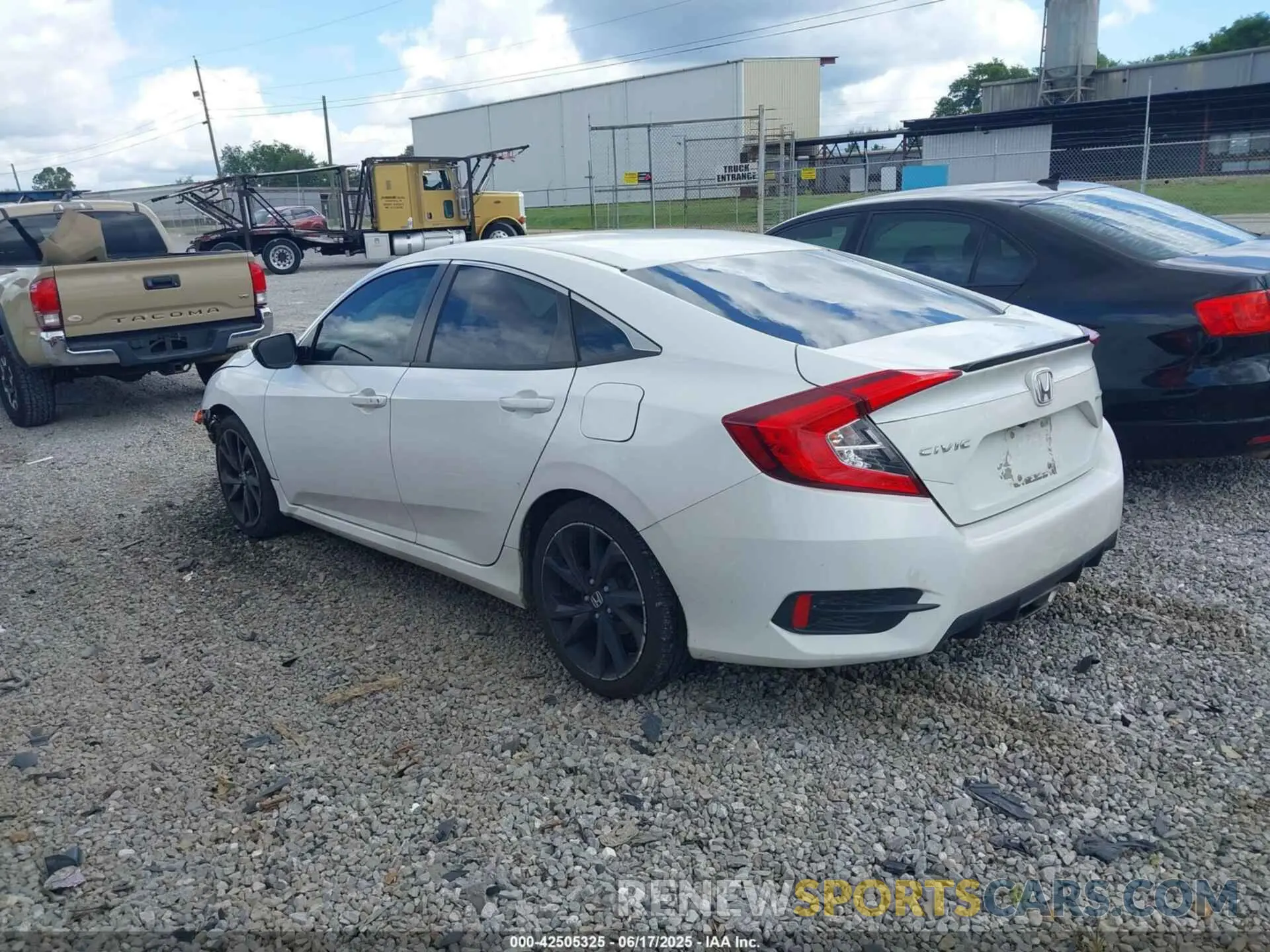 3 fotografías del automóvil dañado 2HGFC2F82LH581027 HONDA CIVIC 2020