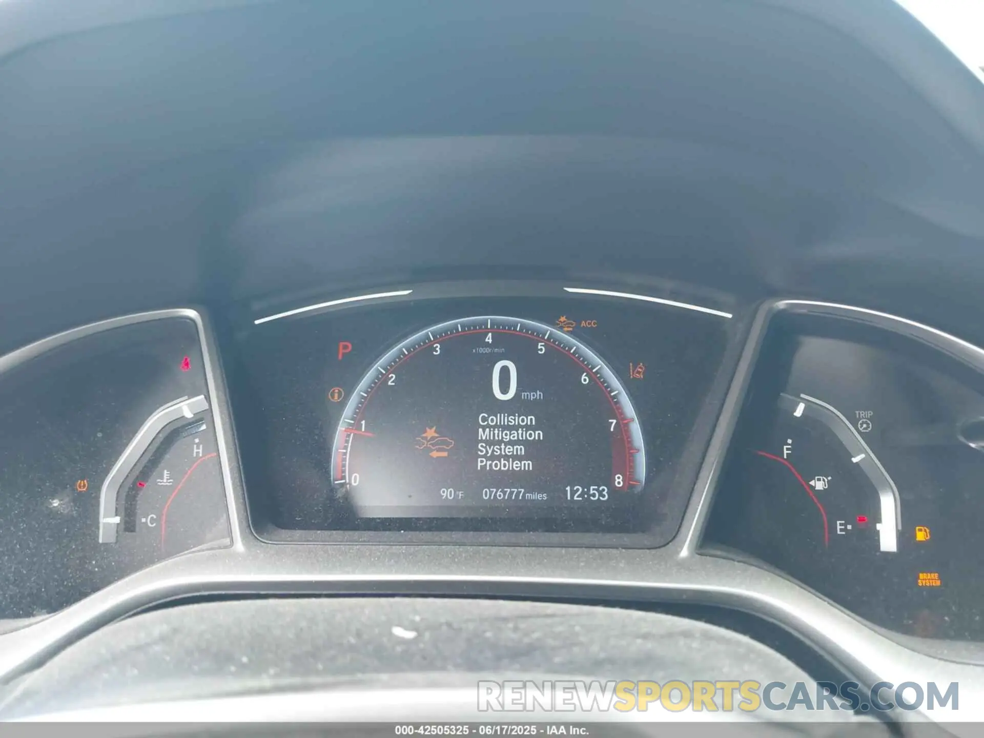 7 fotografías del automóvil dañado 2HGFC2F82LH581027 HONDA CIVIC 2020