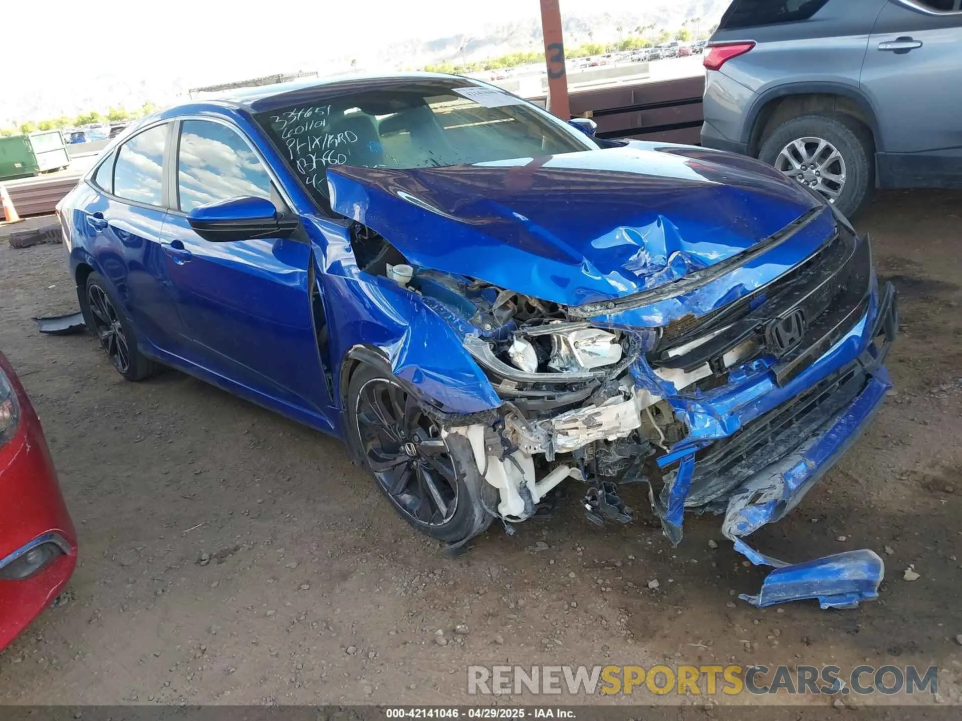 1 fotografías del automóvil dañado 2HGFC2F82LH601101 HONDA CIVIC 2020
