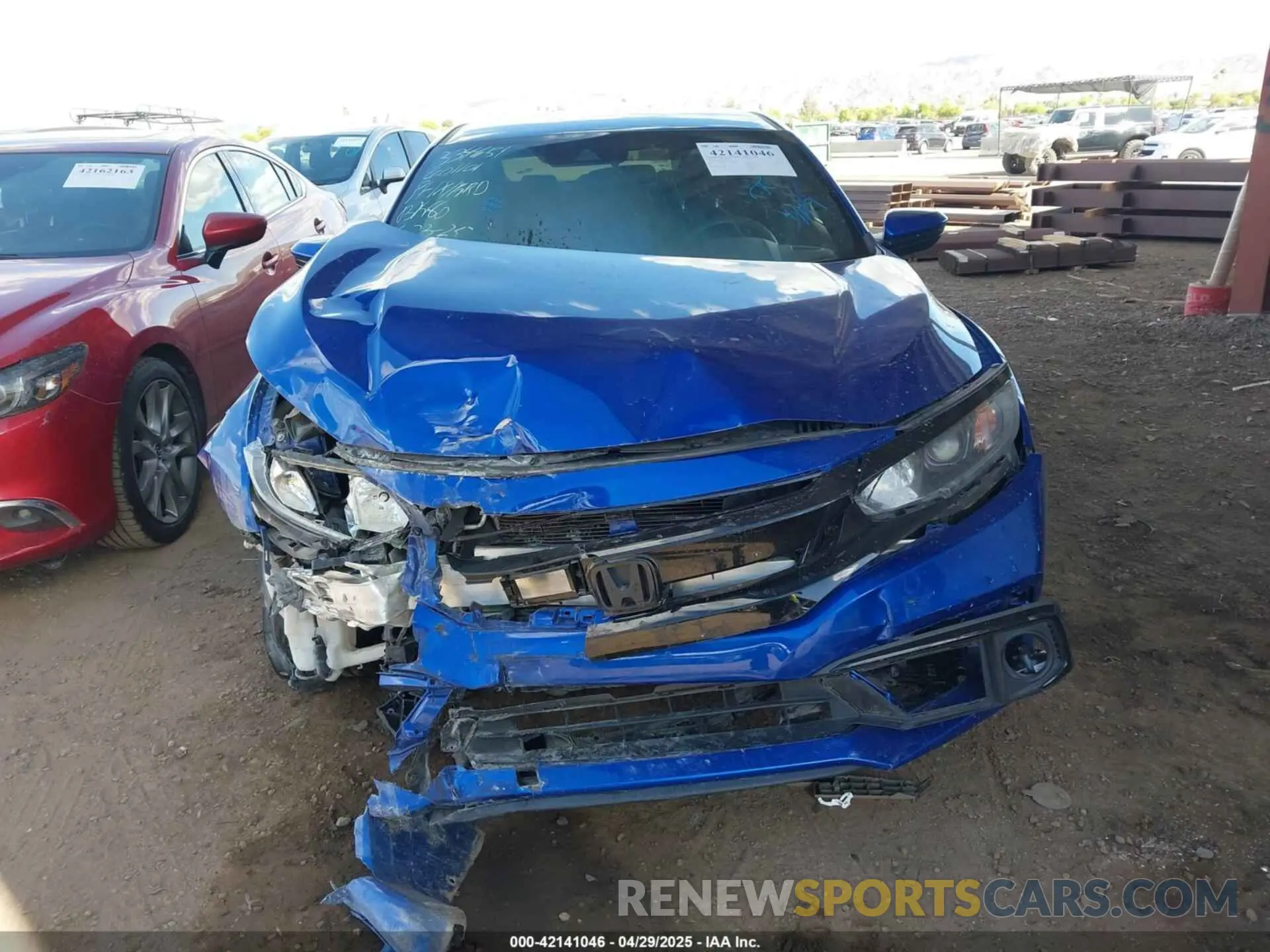 12 fotografías del automóvil dañado 2HGFC2F82LH601101 HONDA CIVIC 2020