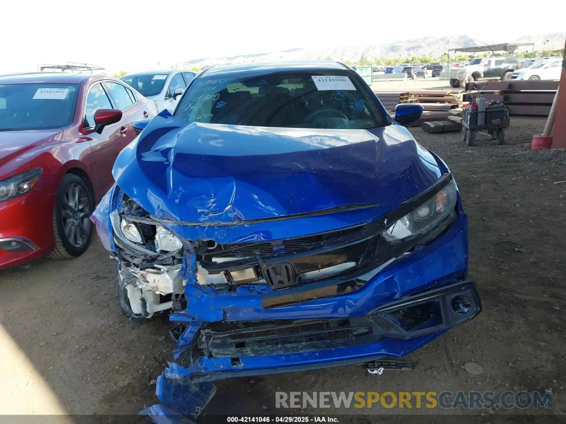 6 fotografías del automóvil dañado 2HGFC2F82LH601101 HONDA CIVIC 2020