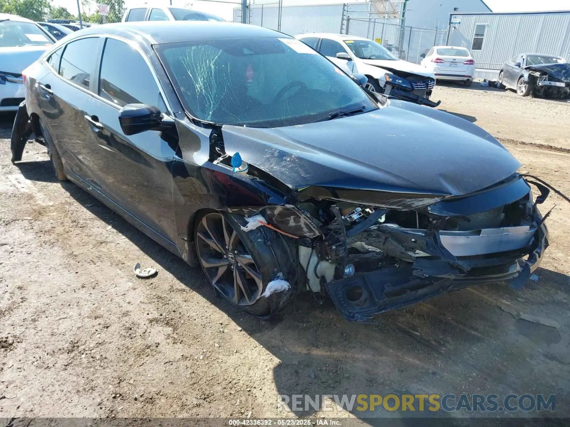 1 fotografías del automóvil dañado 2HGFC2F83LH502125 HONDA CIVIC 2020